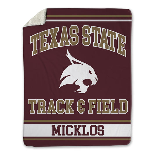 Texas State - NCAA Women's Track & Field : Addie Micklos - Blanket-0