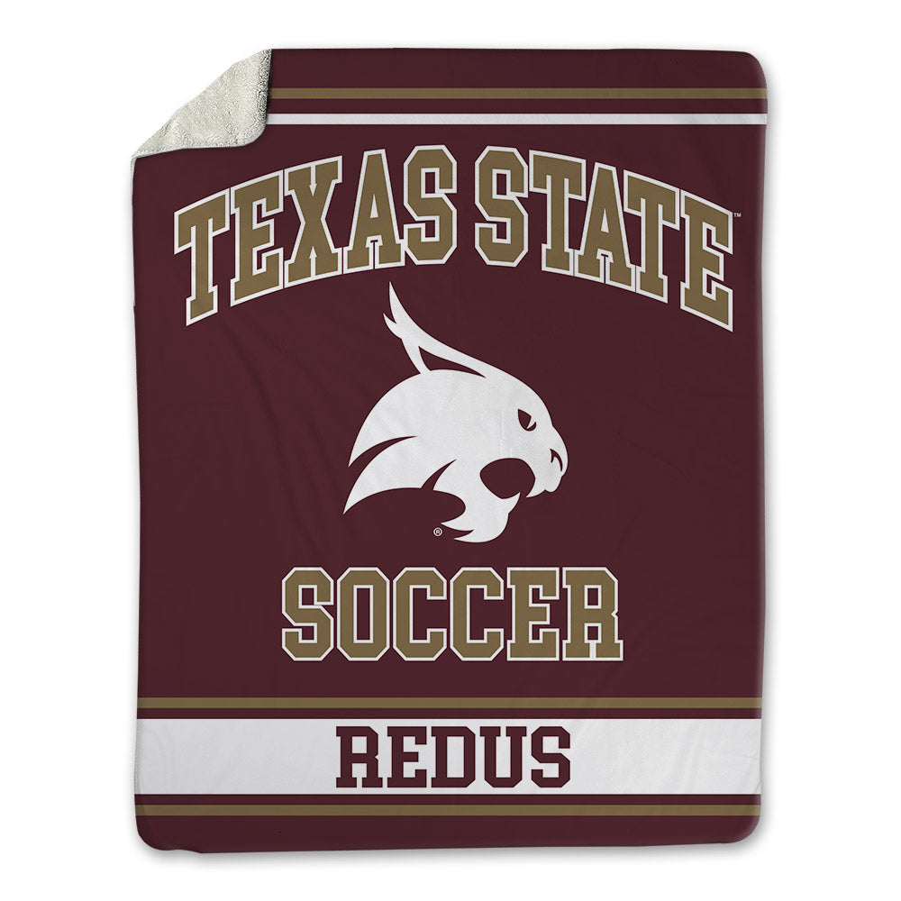 Texas State - NCAA Women's Soccer : Audrey Redus - Blanket-0