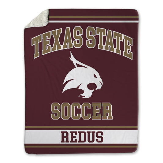 Texas State - NCAA Women's Soccer : Audrey Redus - Blanket-0