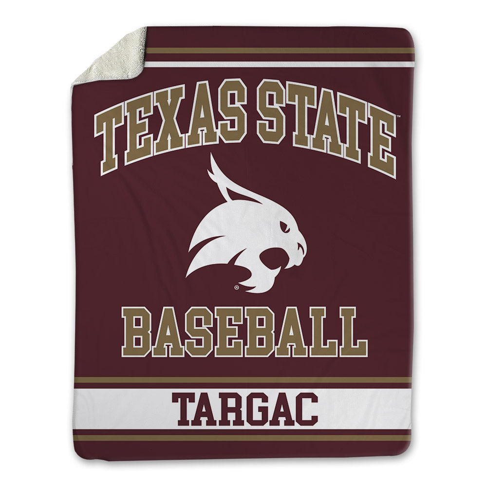 Texas State - NCAA Baseball : Titan Targac - Blanket-0