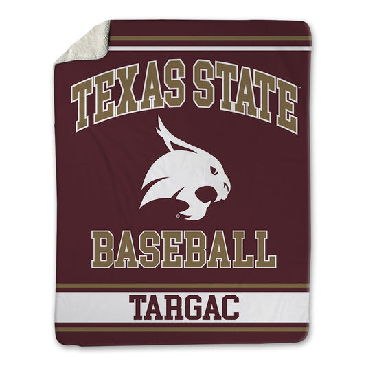 Texas State - NCAA Baseball : Titan Targac - Blanket-0