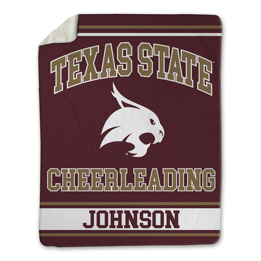 Texas State - NCAA Cheerleading : Star Johnson - Blanket-0