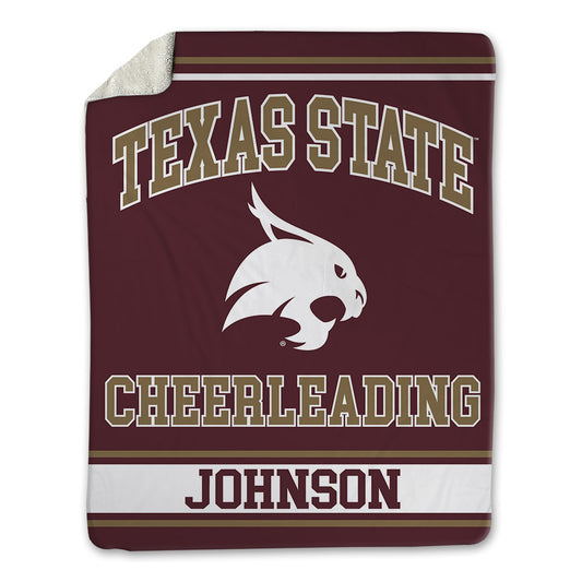 Texas State - NCAA Cheerleading : Star Johnson - Blanket-0