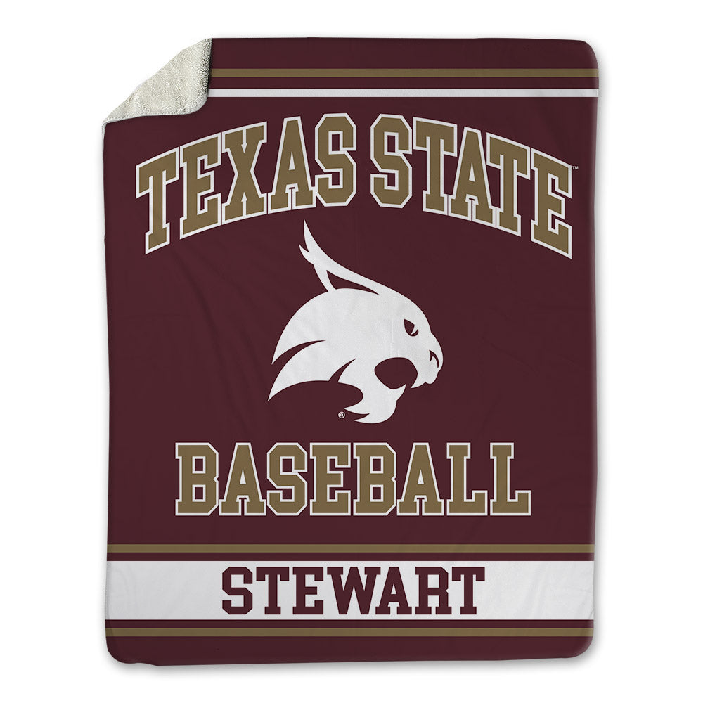 Texas State - NCAA Baseball : Jayden Stewart - Blanket-0