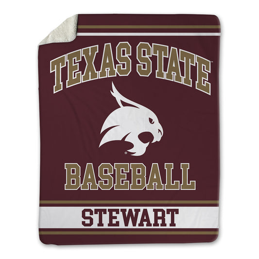 Texas State - NCAA Baseball : Jayden Stewart - Blanket-0