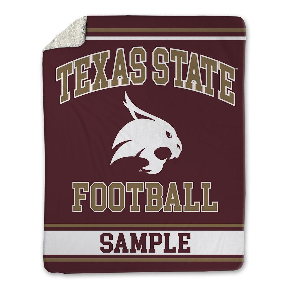 Texas State - NCAA Football : Zechariah Sample - Blanket-0