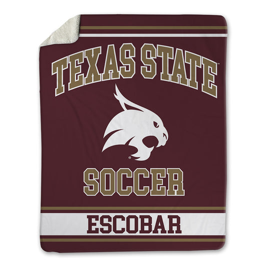 Texas State - NCAA Women's Soccer : Brooklyn Escobar - Blanket-0