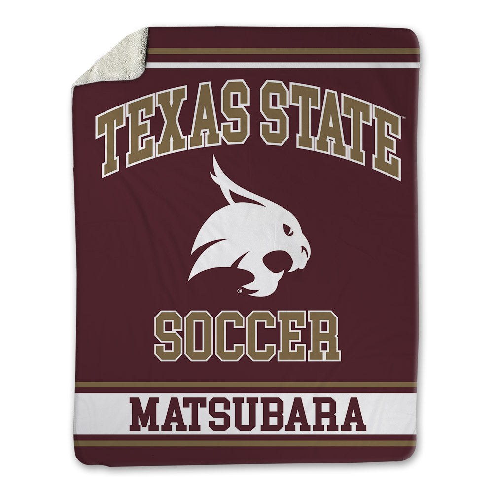 Texas State - NCAA Women's Soccer : Luna Matsubara - Blanket-0