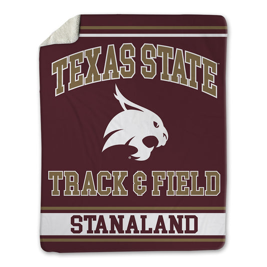 Texas State - NCAA Men's Track & Field : Sean Stanaland - Blanket-0