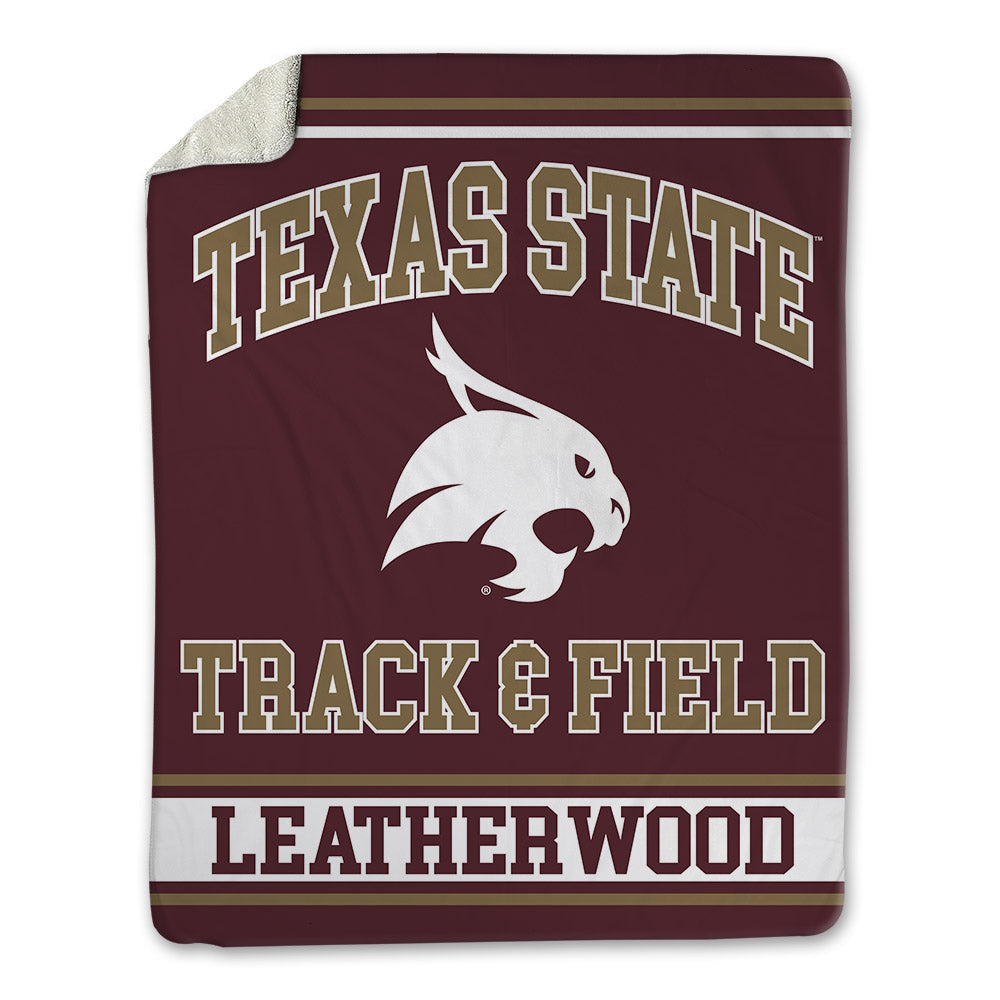 Texas State - NCAA Men's Track & Field : Chase Leatherwood - Blanket-0
