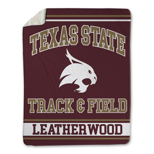 Texas State - NCAA Men's Track & Field : Chase Leatherwood - Blanket-0