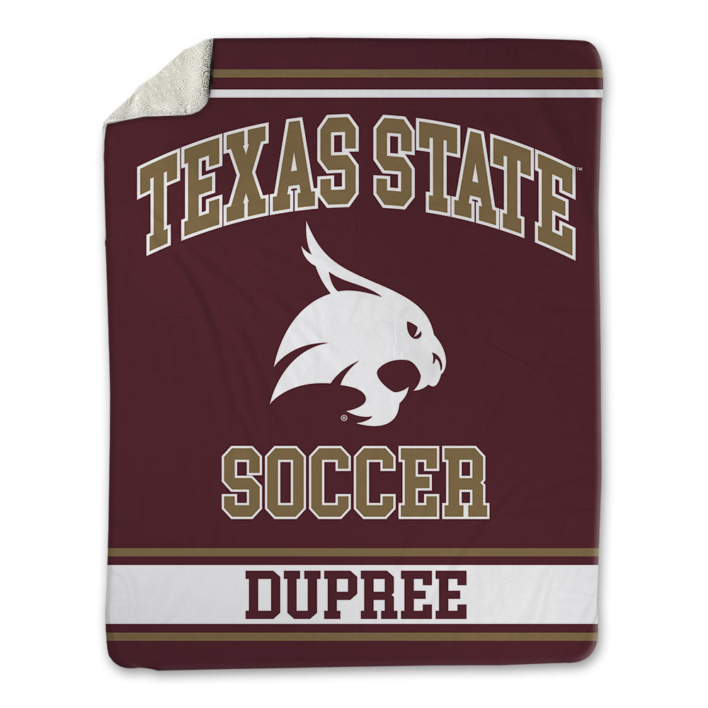 Texas State - NCAA Women's Soccer : Lilah Dupree - Blanket-0