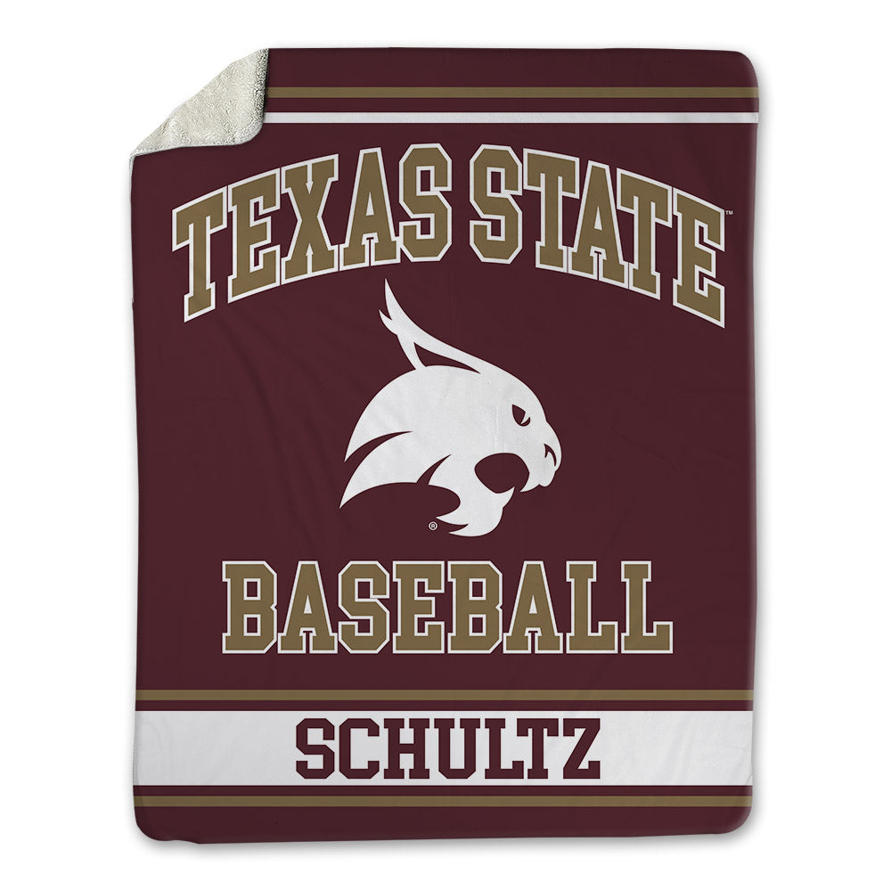 Texas State - NCAA Baseball : Logan Schultz - Blanket-0