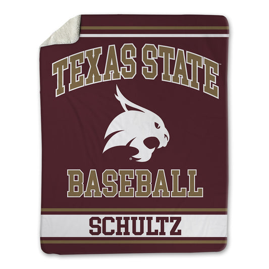 Texas State - NCAA Baseball : Logan Schultz - Blanket-0