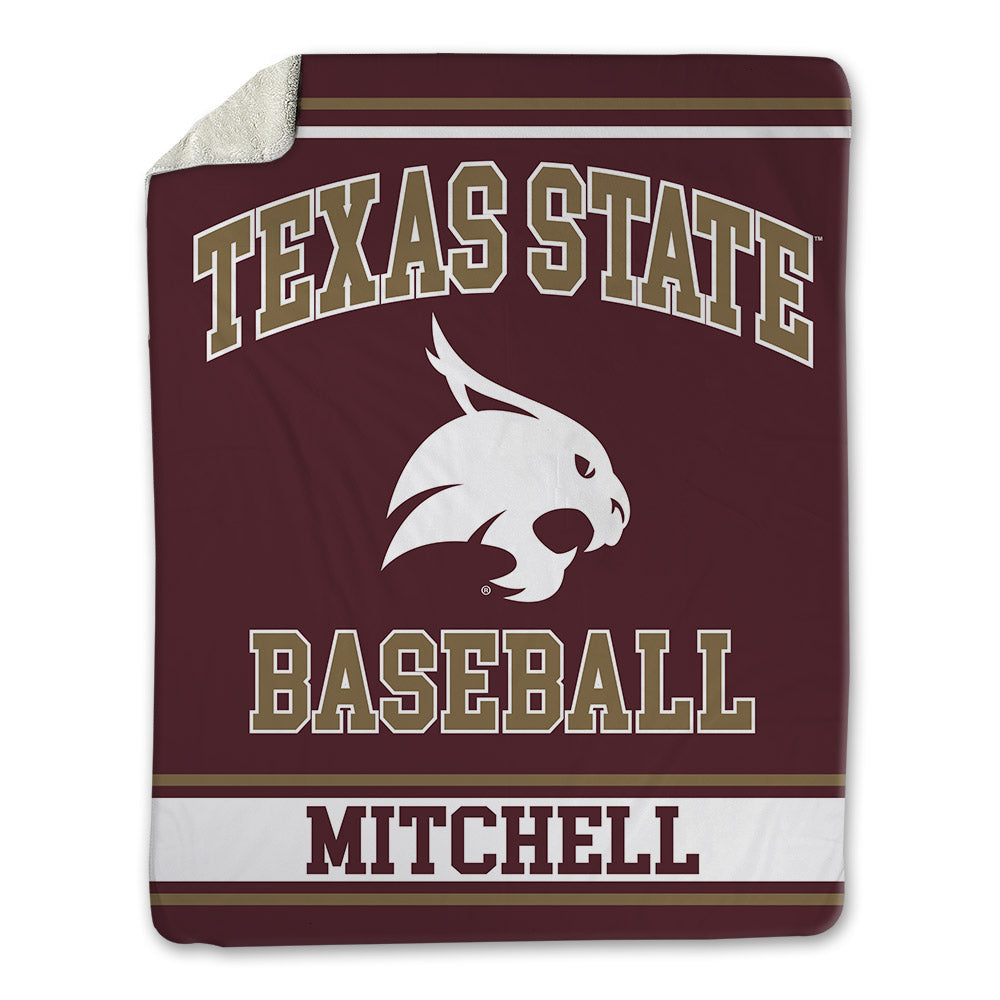 Texas State - NCAA Baseball : Drayton Mitchell - Blanket-0