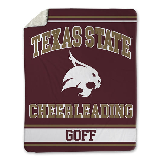 Texas State - NCAA Cheerleading : MaKenna Goff - Blanket-0