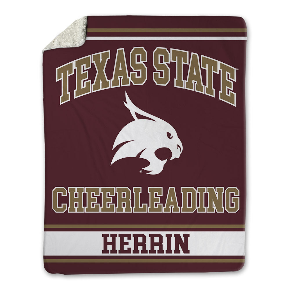Texas State - NCAA Cheerleading : Madison Herrin - Blanket-0