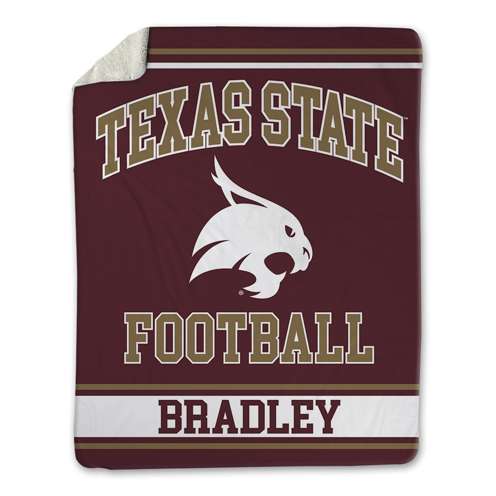 Texas State - NCAA Football : Jayden Bradley - Blanket-0