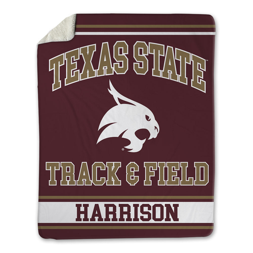 Texas State - NCAA Men's Track & Field : Ryder Harrison - Blanket-0