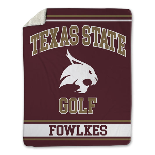 Texas State - NCAA Women's Golf : London Fowlkes - Blanket-0