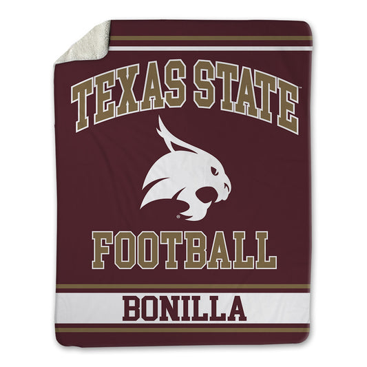 Texas State - NCAA Football : Jacob Bonilla - Blanket-0