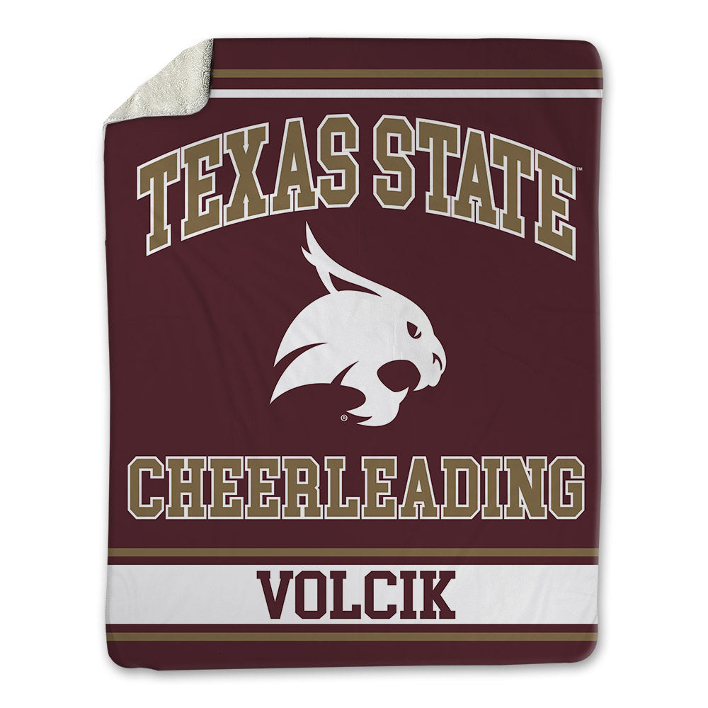 Texas State - NCAA Cheerleading : Reagan Volcik - Blanket-0