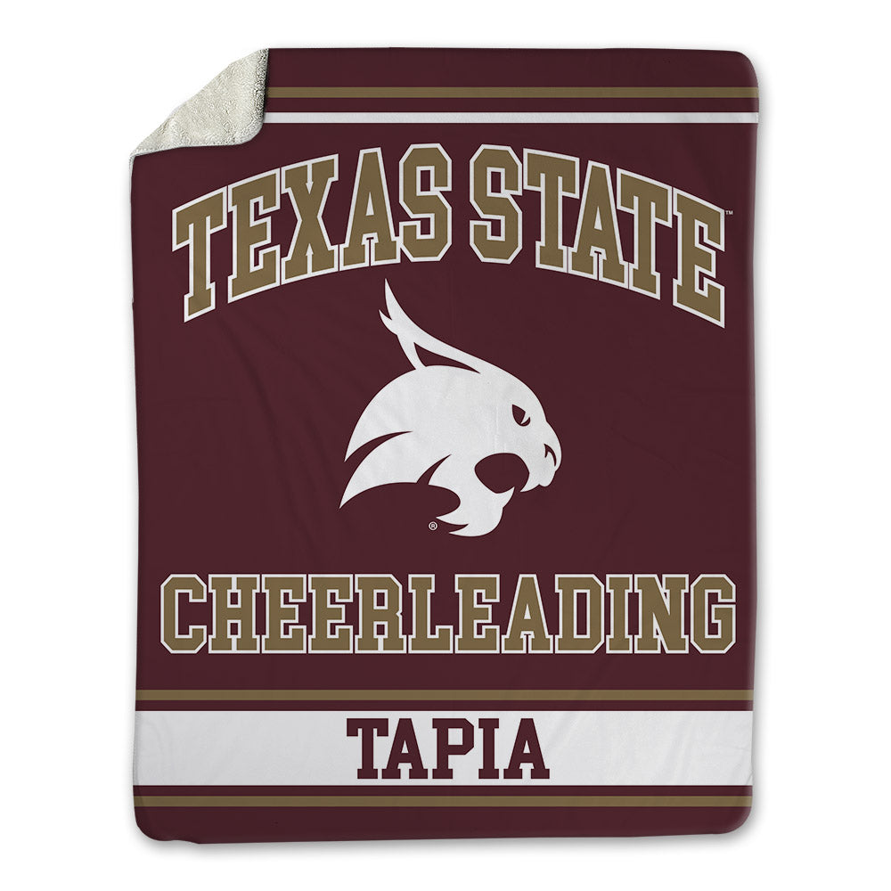 Texas State - NCAA Cheerleading : Addison Tapia - Blanket-0