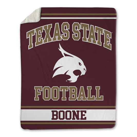 Texas State - NCAA Football : William Boone - Blanket-0