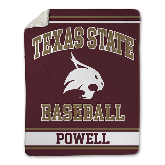 Texas State - NCAA Baseball : Davis Powell - Blanket-0