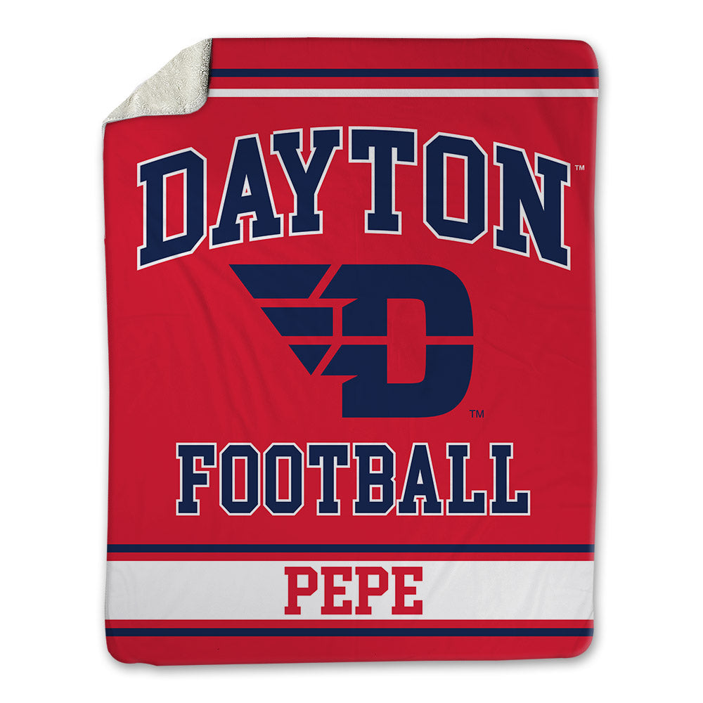 Dayton - NCAA Football : Christopher Pepe - Blanket-0