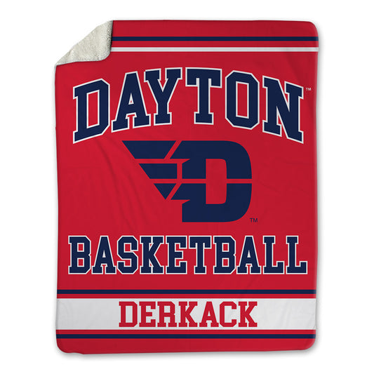 Dayton - NCAA Men's Basketball : Jordan Derkack - Blanket-0