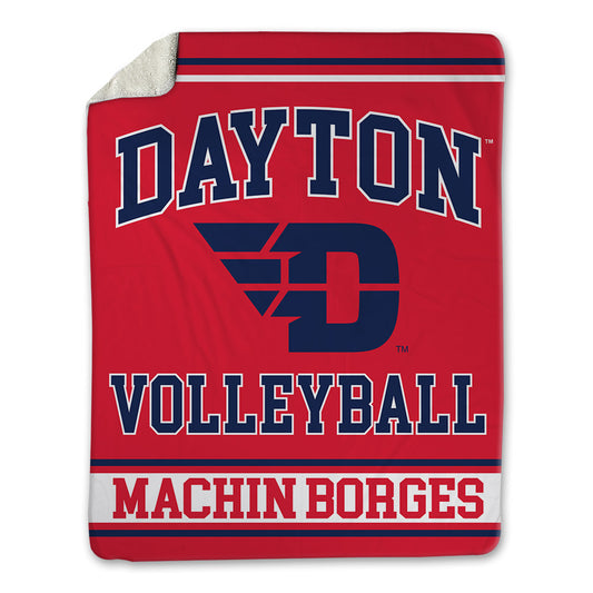 Dayton - NCAA Women's Volleyball : Gabriela Machin Borges - Blanket-0