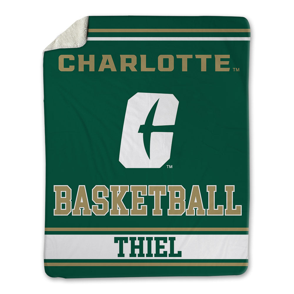 UNC Charlotte - NCAA Women's Basketball : Caroline Thiel - Blanket-0