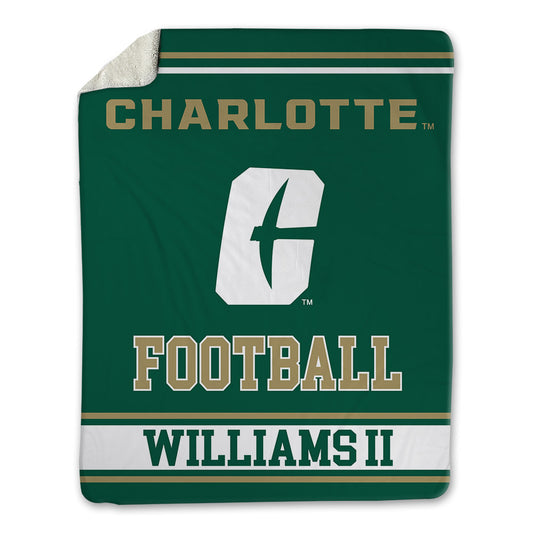 UNC Charlotte - NCAA Football : DeQuinder Williams II - Blanket-0