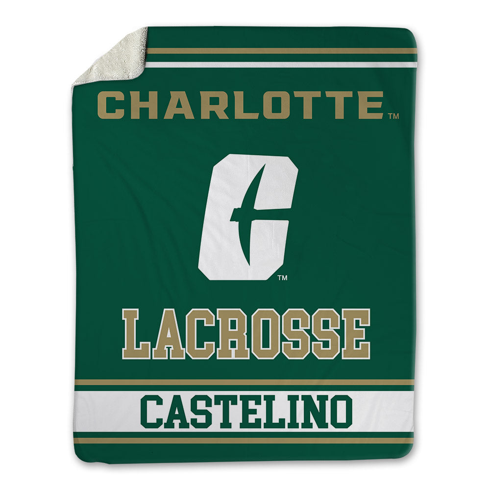 UNC Charlotte - NCAA Women's Lacrosse : Bella Castelino - Blanket-0