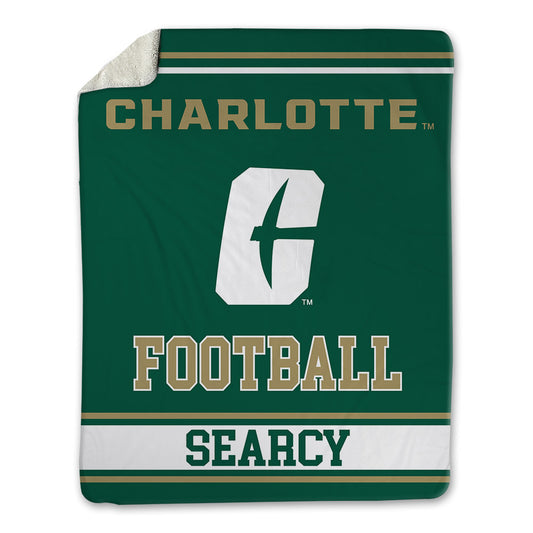 UNC Charlotte - NCAA Football : Henry Searcy - Blanket-0