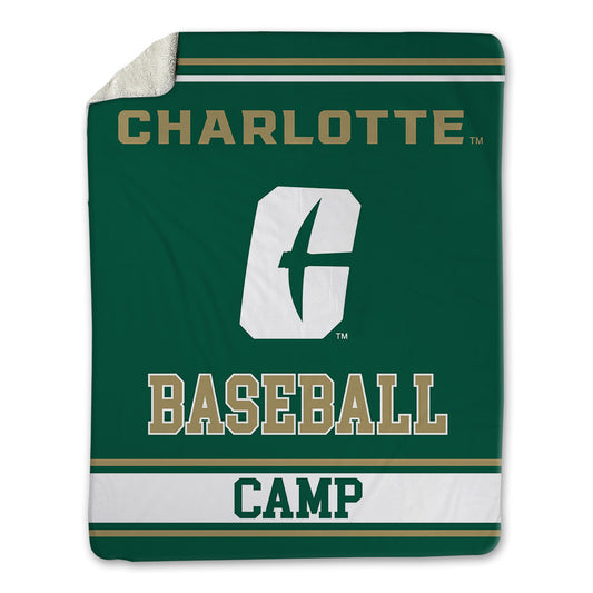 UNC Charlotte - NCAA Baseball : AJ Camp - Blanket-0