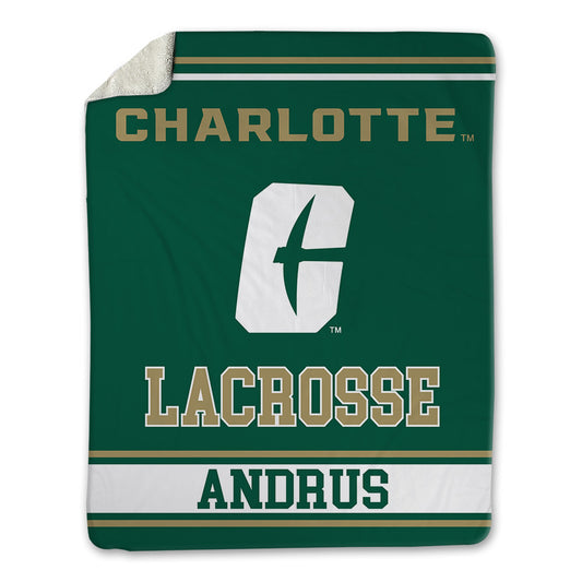 UNC Charlotte - NCAA Women's Lacrosse : Olivia Andrus - Blanket-0