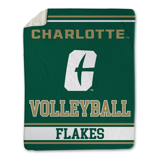 UNC Charlotte - NCAA Women's Volleyball : Cassidy Flakes - Blanket-0