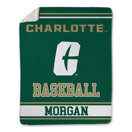 UNC Charlotte - NCAA Baseball : Walker Morgan - Blanket-0