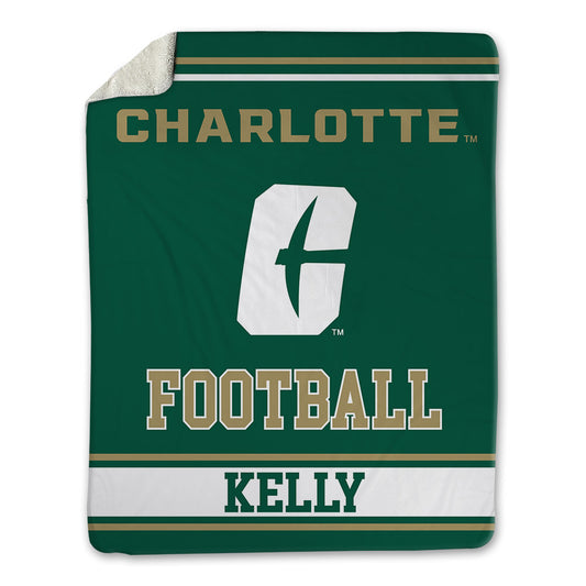 UNC Charlotte - NCAA Football : Ian Kelly - Blanket-0