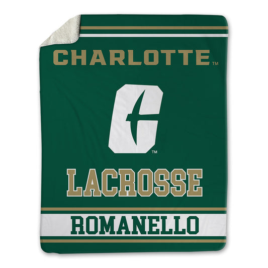 UNC Charlotte - NCAA Women's Lacrosse : Brenna Romanello - Blanket-0