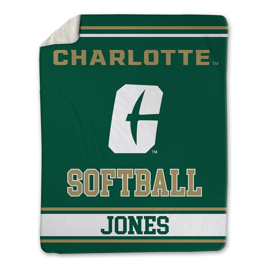 UNC Charlotte - NCAA Softball : Taylor Jones - Blanket-0
