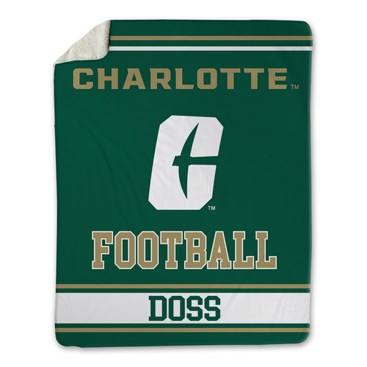 UNC Charlotte - NCAA Football : Jaylen Doss - Blanket-0