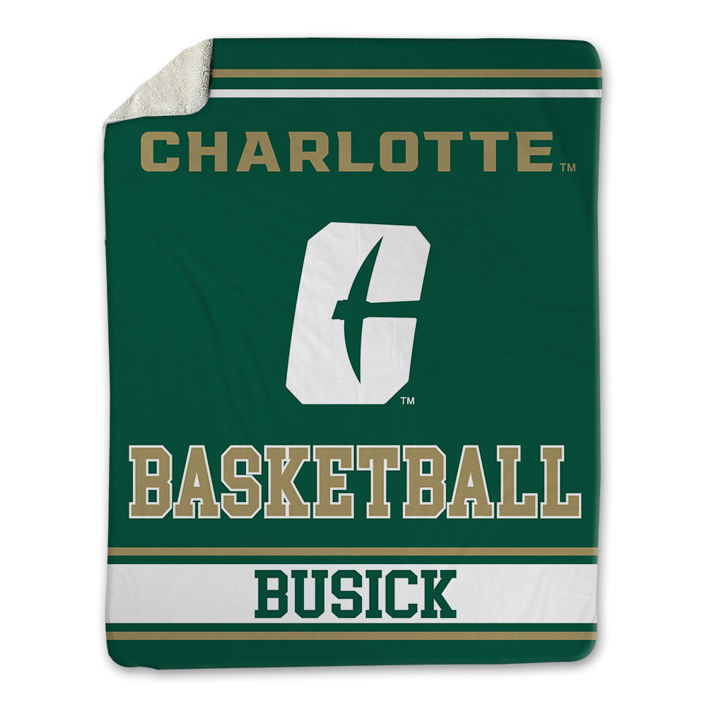 UNC Charlotte - NCAA Women's Basketball : Jacee Busick - Blanket-0