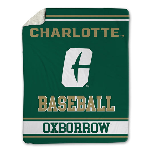 UNC Charlotte - NCAA Baseball : Chayse Oxborrow - Blanket-0