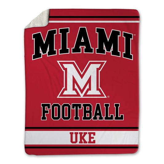 Miami of Ohio - Football Alumni : Austin Uke - Blanket-0