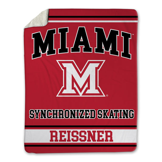 Miami of Ohio - NCAA Women's Synchronized Skating : Ellie Reissner - Blanket-0