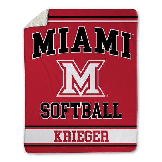 Miami of Ohio - NCAA Softball : Shelbie Krieger - Blanket-0