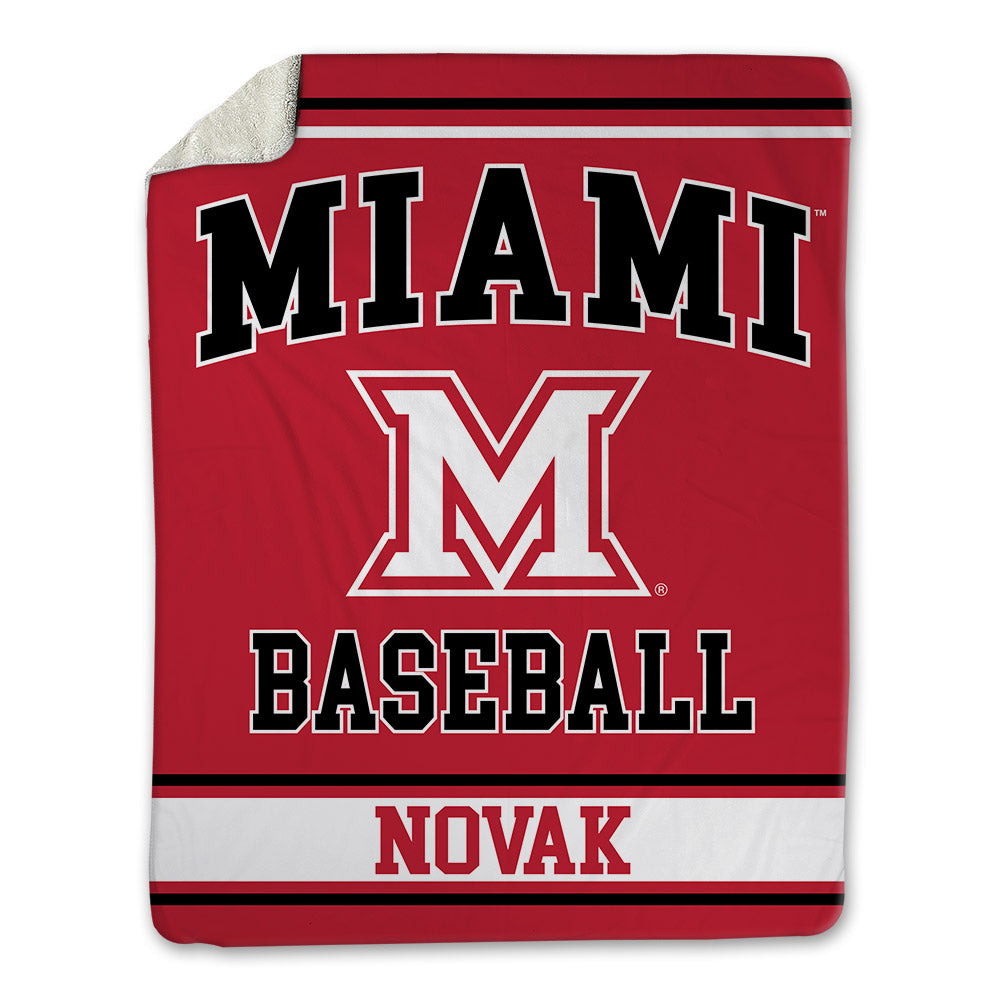 Miami of Ohio - NCAA Baseball : Cameron Novak - Blanket-0
